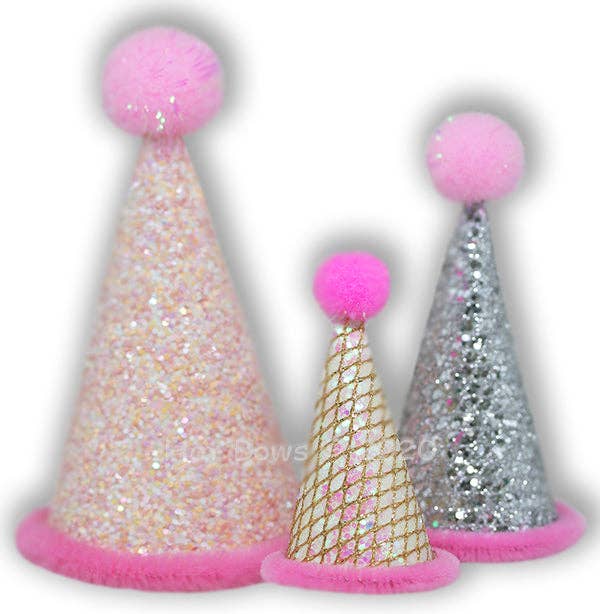 Hot Bows - Pooch Party Hats Assortment (Wholesale Only): 12 PC BOY/GIRL ASST
