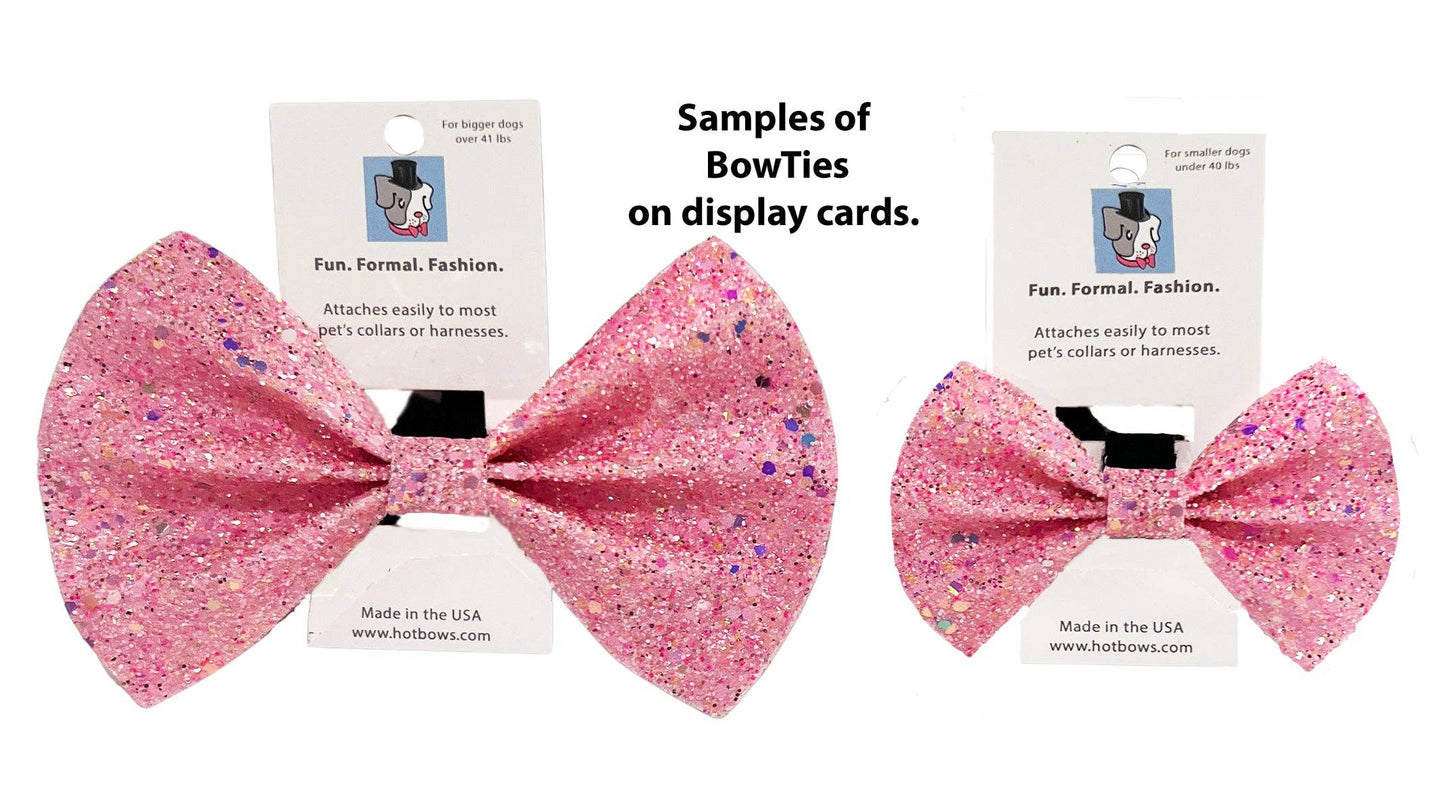 Hot Bows - Confetti BowTie for Dogs: Small (for dogs under 40 lbs)
