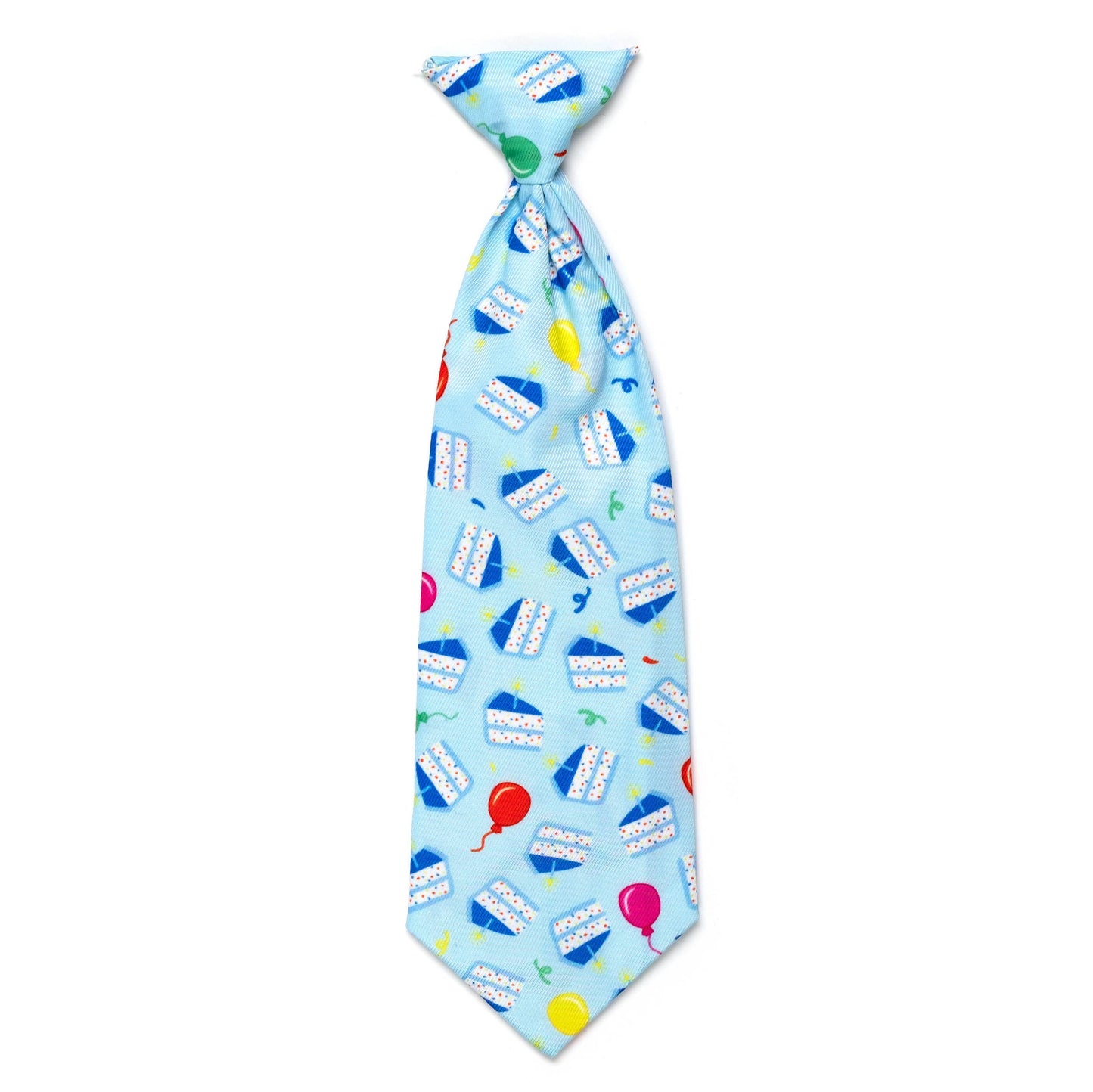 The Worthy Dog - Birthday Boy Neck Tie: Blue / Large