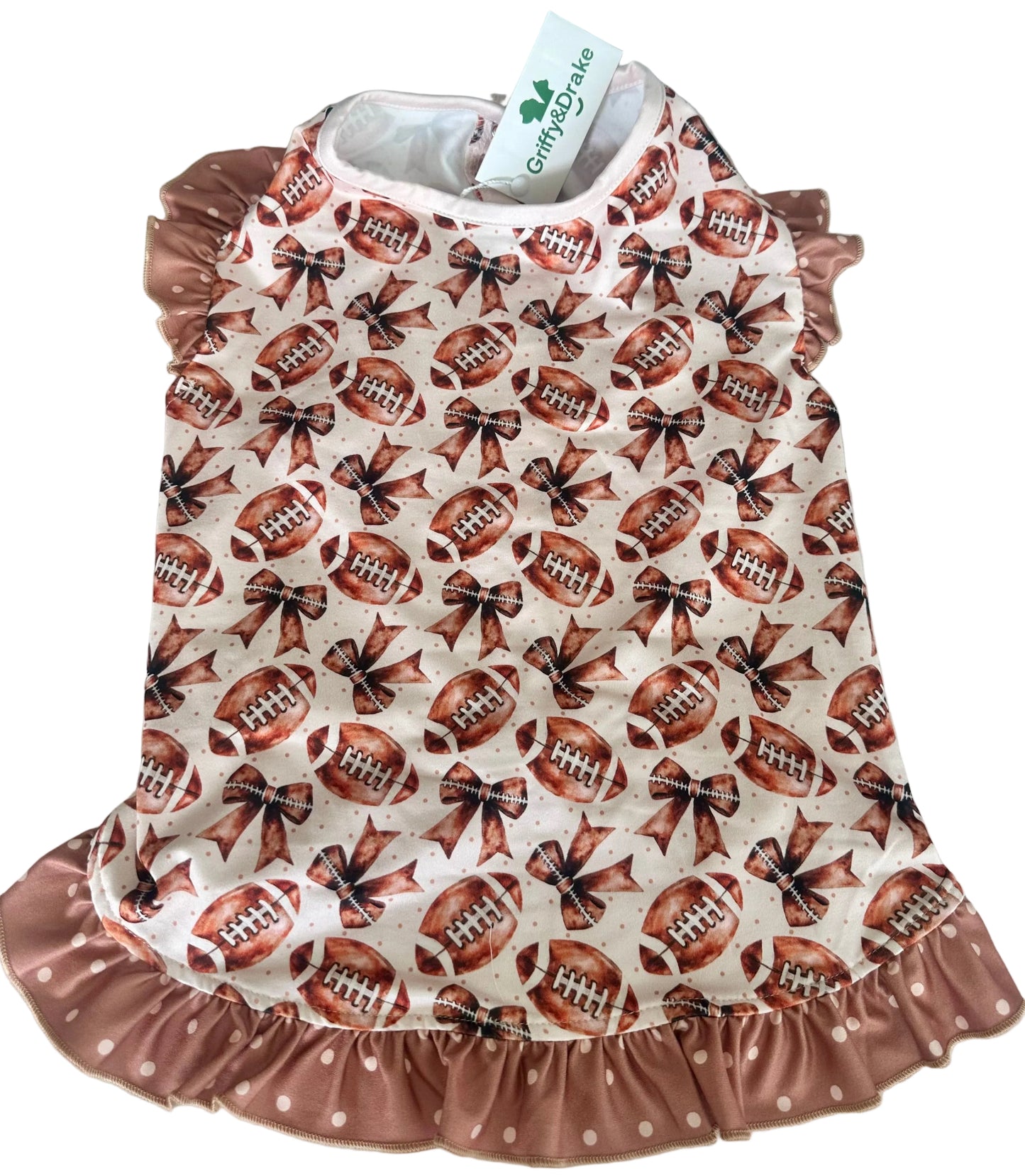 Sale-Touchdown Tails ruffled shirt
