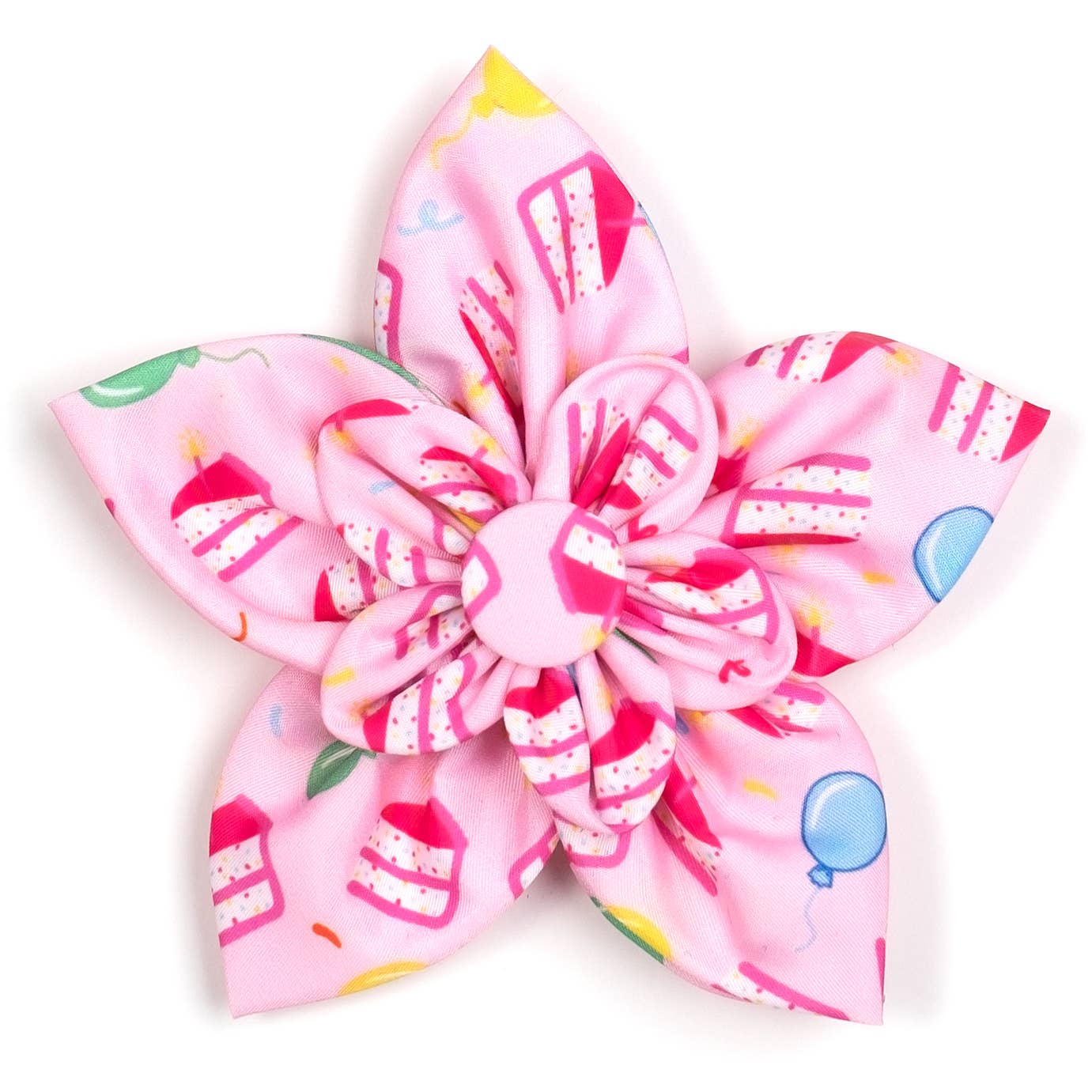 The Worthy Dog - Birthday Girl Flower: Pink / Small
