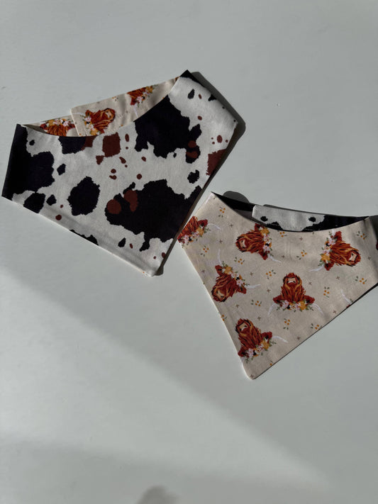 The Pet Scout Shop - Holstein Cow Bandana: S