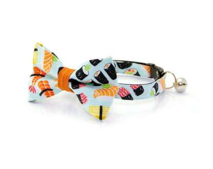 Made By Cleo - "Sushi Date" - Bow Tie for Cats + Small Dogs