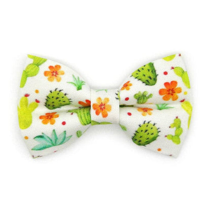 Made By Cleo - "Desert Dreams" - Cactus Bow Tie for Cats + Small Dogs