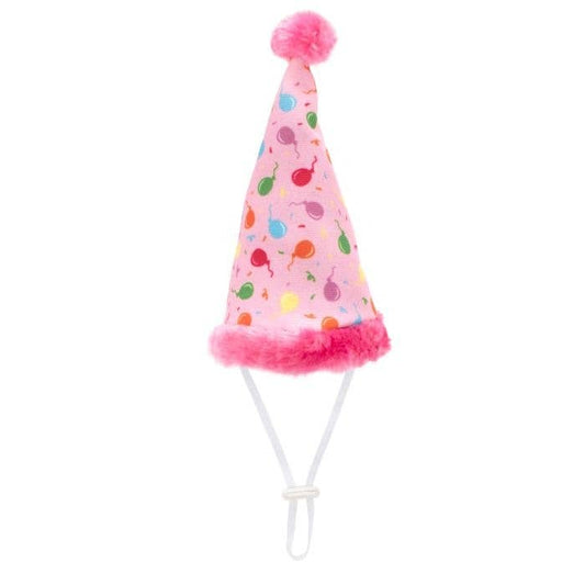 The Worthy Dog - Birthday Party Hat: Pink / Large