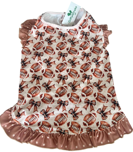 Sale-Touchdown Tails ruffled shirt