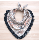 Sandstone Bloom - Ruffled Bandana