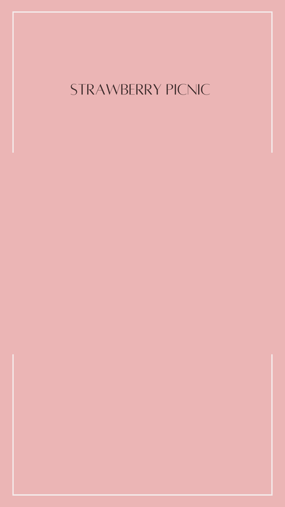Strawberry Picnic 🍓 - Standard Bandana