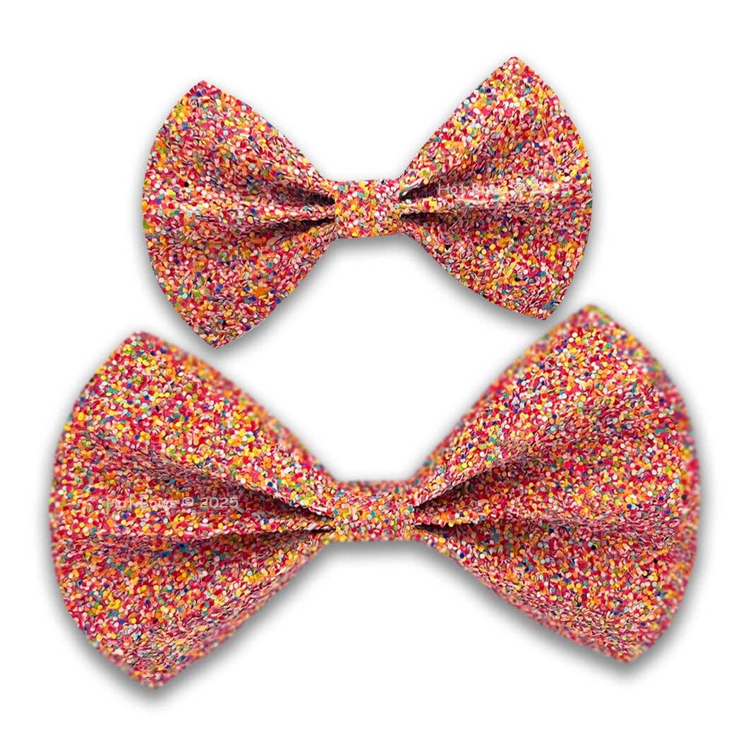 Hot Bows - Confetti BowTie for Dogs: Small (for dogs under 40 lbs)