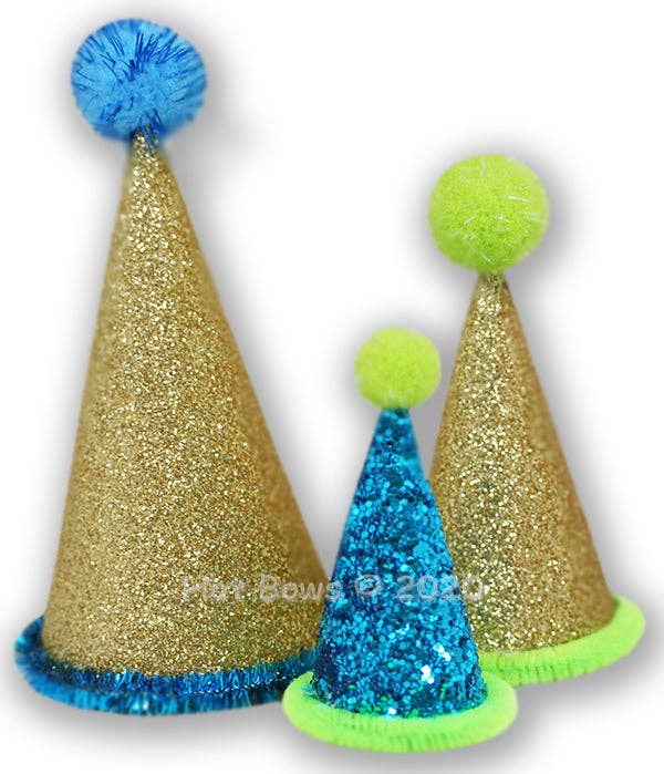 Hot Bows - Pooch Party Hats Assortment (Wholesale Only): 12 PC BOY/GIRL ASST