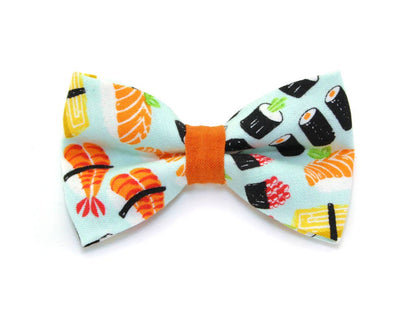 Made By Cleo - "Sushi Date" - Bow Tie for Cats + Small Dogs