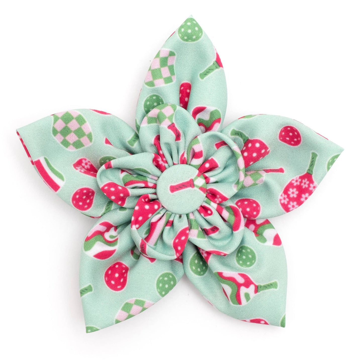 The Worthy Dog - Pickleball Flower: Pink / Small
