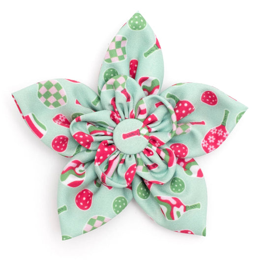 The Worthy Dog - Pickleball Flower: Pink / Small